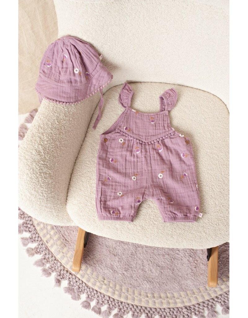Feetje Baby Feetje zonnehoed mousseline - Flower Ranch - Violet - 52100728