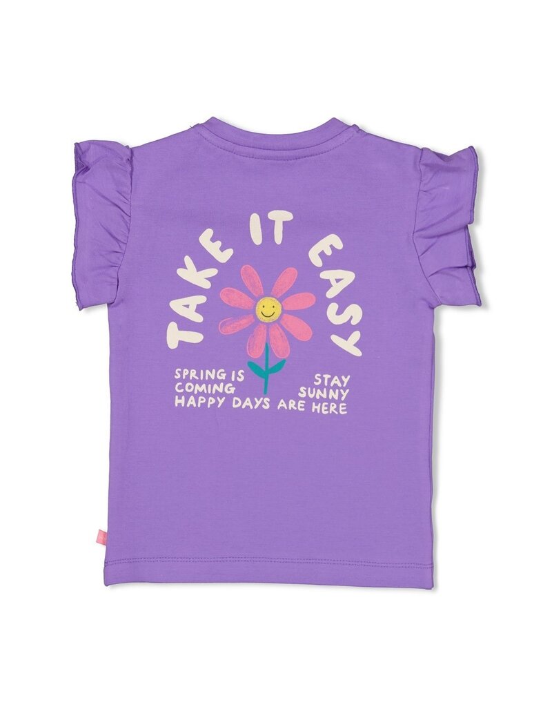 Feetje Baby Feetje meisje T-Shirt - Rolling into Spring - Paars - 51701029