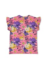 Feetje Baby Feetje meisje T-Shirt AOP - Rolling into Spring - Roze - 51701032