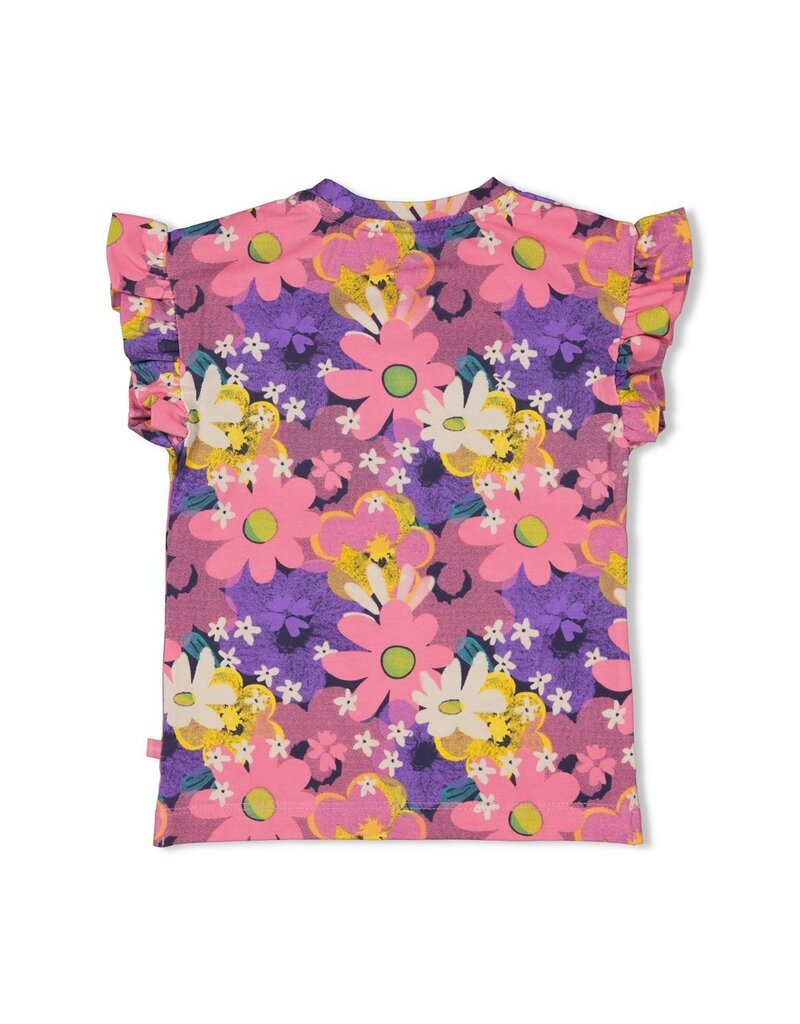 Feetje Baby Feetje meisje T-Shirt AOP - Rolling into Spring - Roze - 51701032