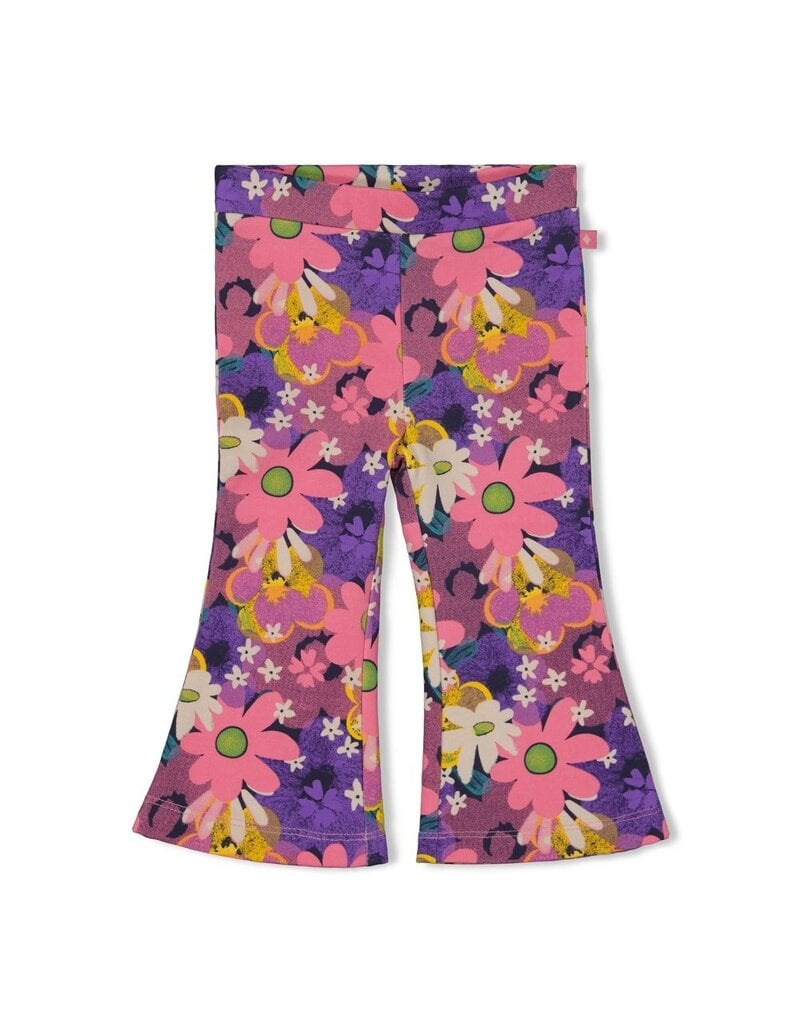 Feetje Baby Feetje meisje Flare broek AOP - Rolling into Spring - Roze - 52202537