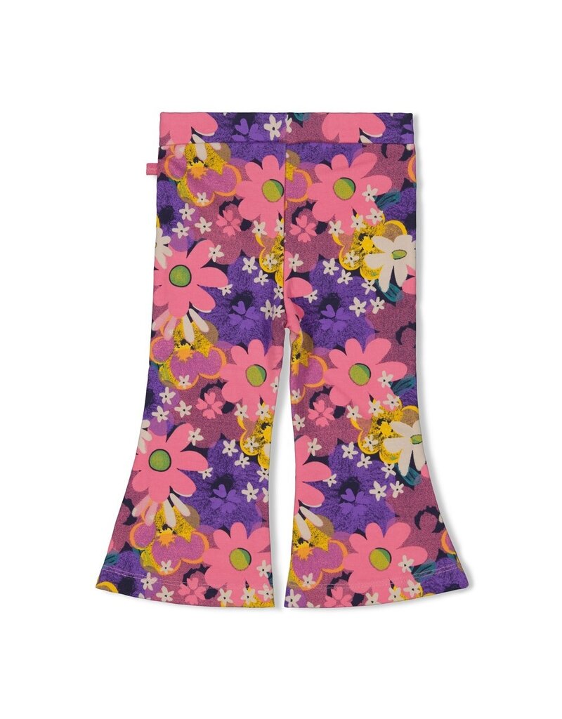 Feetje Baby Feetje meisje Flare broek AOP - Rolling into Spring - Roze - 52202537