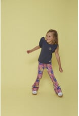 Feetje Baby Feetje meisje Flare broek AOP - Rolling into Spring - Roze - 52202537