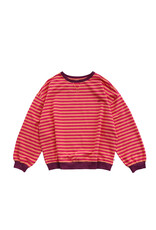 Your Wishes Baby & Peuter kleding Your Wishes Stripe French Knit - Sweater Mom - Beetroot Purple