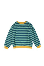 Your Wishes Baby & Peuter kleding Your Wishes Stripe French Knit - Sweater Mom - Corsair - groen & blauw