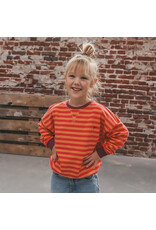 Your Wishes Baby & Peuter kleding Your Wishes Stripe French Knit - Sweater Kids - Beetroot Purple