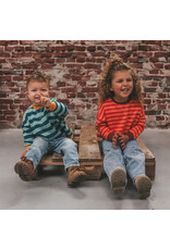 Your Wishes Baby & Peuter kleding Your Wishes Stripe French Knit - Sweater Kids - Beetroot Purple