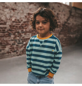 Your Wishes Baby & Peuter kleding Your Wishes Stripe French Knit - Sweater Kids - Corsair