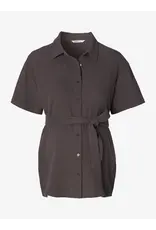 Noppies Noppies Zwangerschap & Voedings blouse - Forged Iron - 6010111 P633