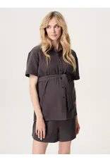 Noppies Noppies Zwangerschap & Voedings blouse - Forged Iron - 6010111 P633