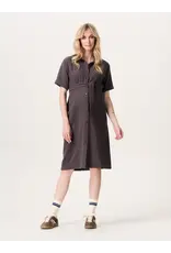 Noppies Noppies Zwangerschapsjurk met voedingsfunctie - Forged Iron - 6020411 P633