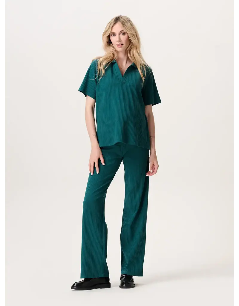 Noppies Noppies broek Wide leg - Mediterranea groen - 602111 N401