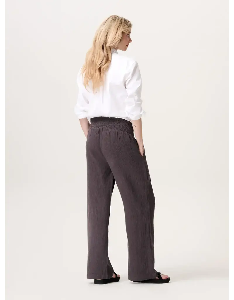 Noppies Noppies broek wide leg fit - Naval Academy - Forged Iron - 6021112 P633