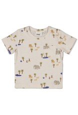 Feetje Baby Feetje jongen T-shirt  AOP - Safari Savage - Offwhite  - 51700998