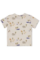 Feetje Baby Feetje jongen T-shirt  AOP - Safari Savage - Offwhite  - 51700998