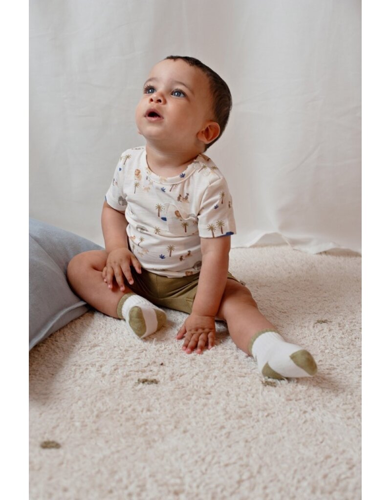 Feetje Baby Feetje jongen T-shirt  AOP - Safari Savage - Offwhite  - 51700998