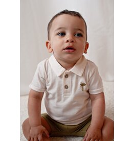 Feetje Baby Feetje Jongen Polo - Safari Savage - Offwhite