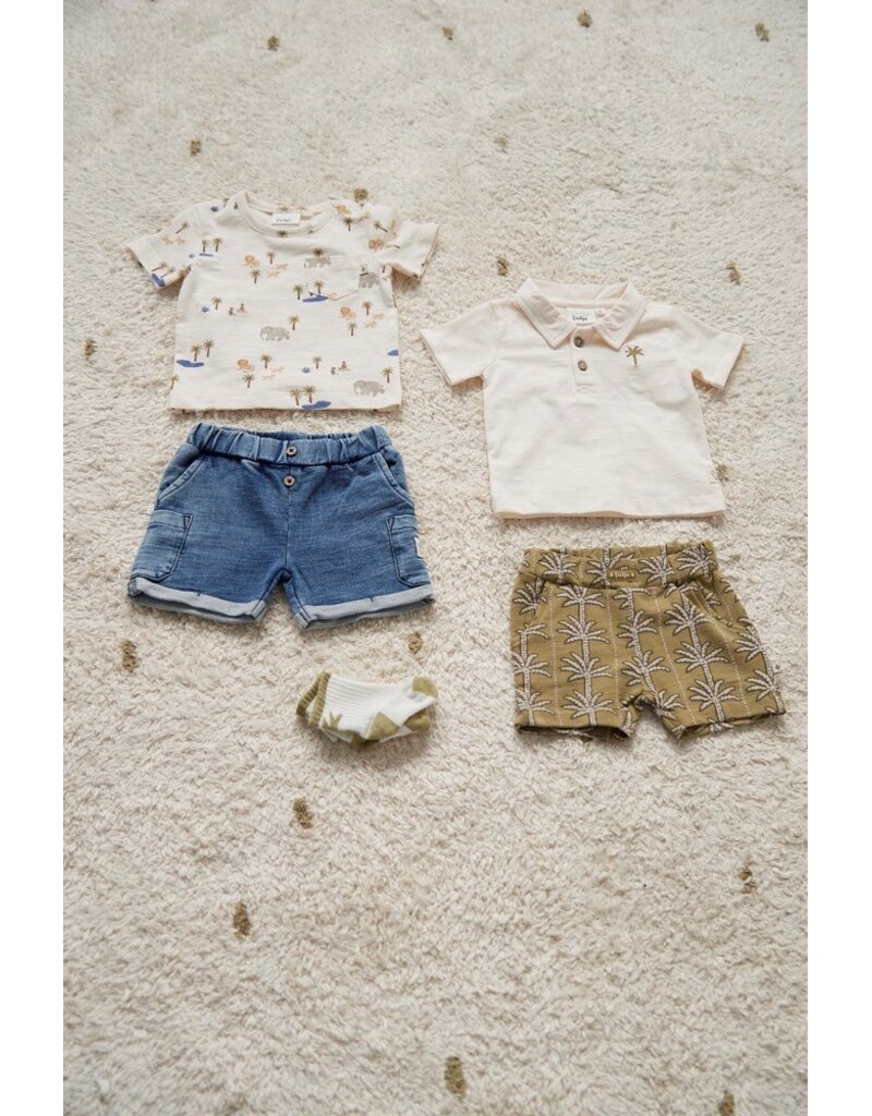 Feetje Baby Feetje jongen Polo - Safari Savage - Offwhite - 51701002