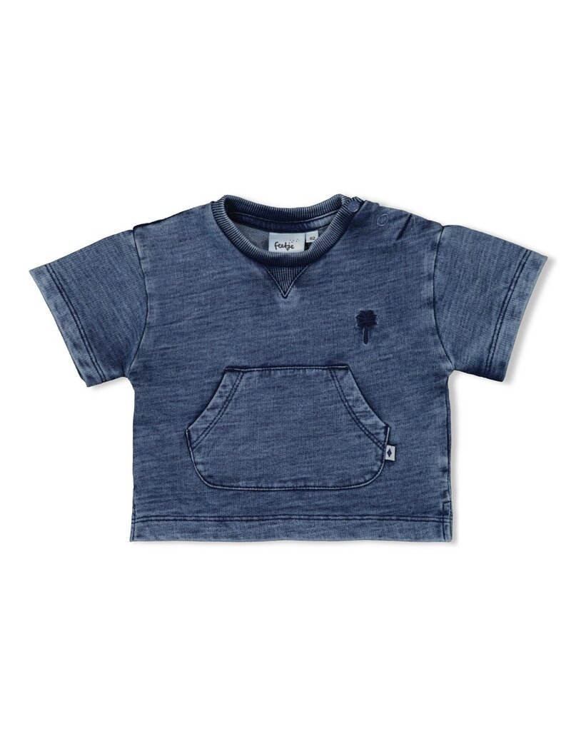 Feetje Baby Feetje T-shirt jogg denim - Safari Savage - L.blauw denim - 51701046