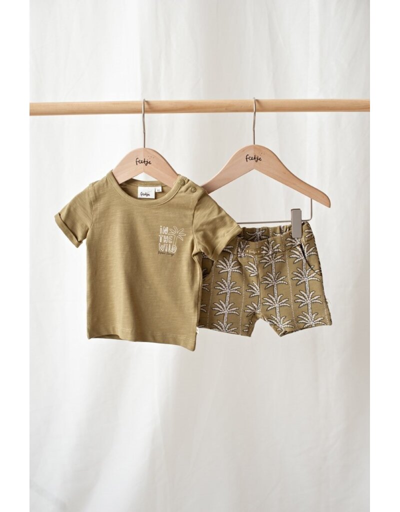 Feetje Baby Feetje jongen short - Safari Savage - Groen - 52100471