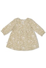 Feetje Baby Feetje meisje jurk crinkle AOP - Let Your Dreams Blossom - groen - 51400571