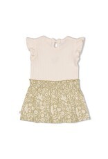 Feetje Baby Feetje meisje jurk AOP - Let Your Dreams Blossom - groen- 51400573