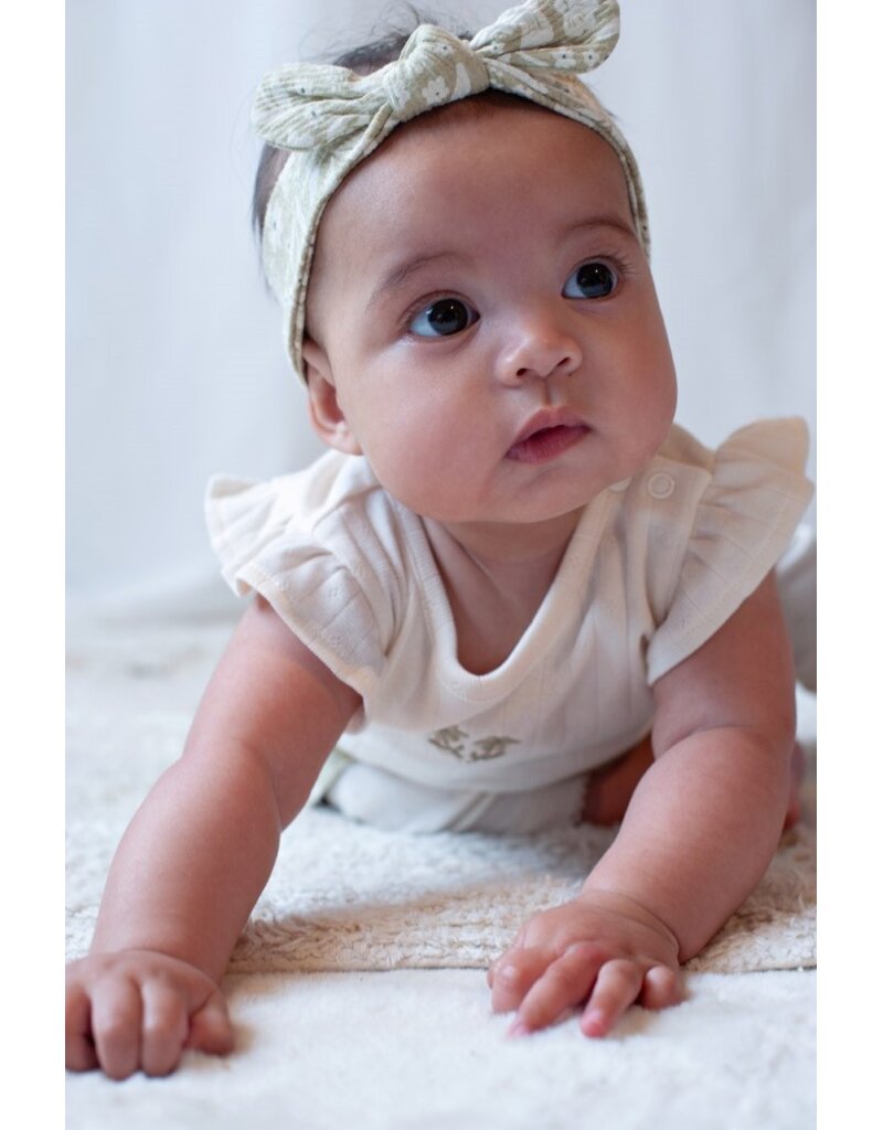 Feetje Baby Feetje meisje jurk AOP - Let Your Dreams Blossom - groen- 51400573