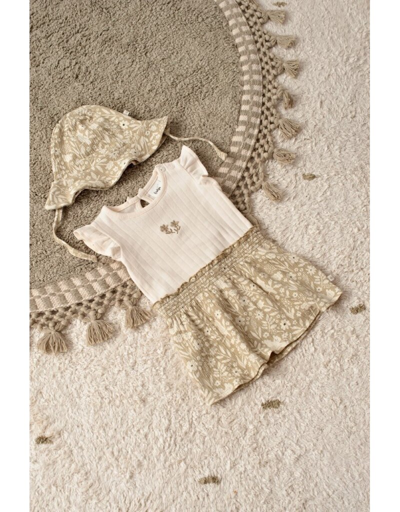 Feetje Baby Feetje meisje jurk AOP - Let Your Dreams Blossom - groen- 51400573