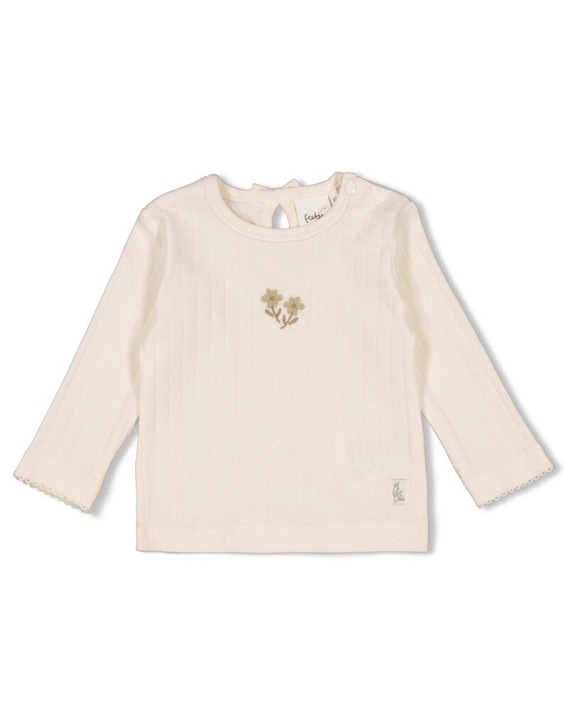 Feetje Baby Feetje meisje Shirt rib - Let Your Dreams Blossom - offwhite - 51602706