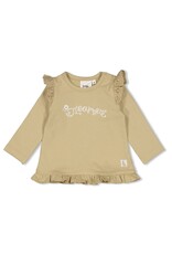 Feetje Baby Feetje meisje Shirt ruches - Let Your Dreams Blossom - groen - 51602707