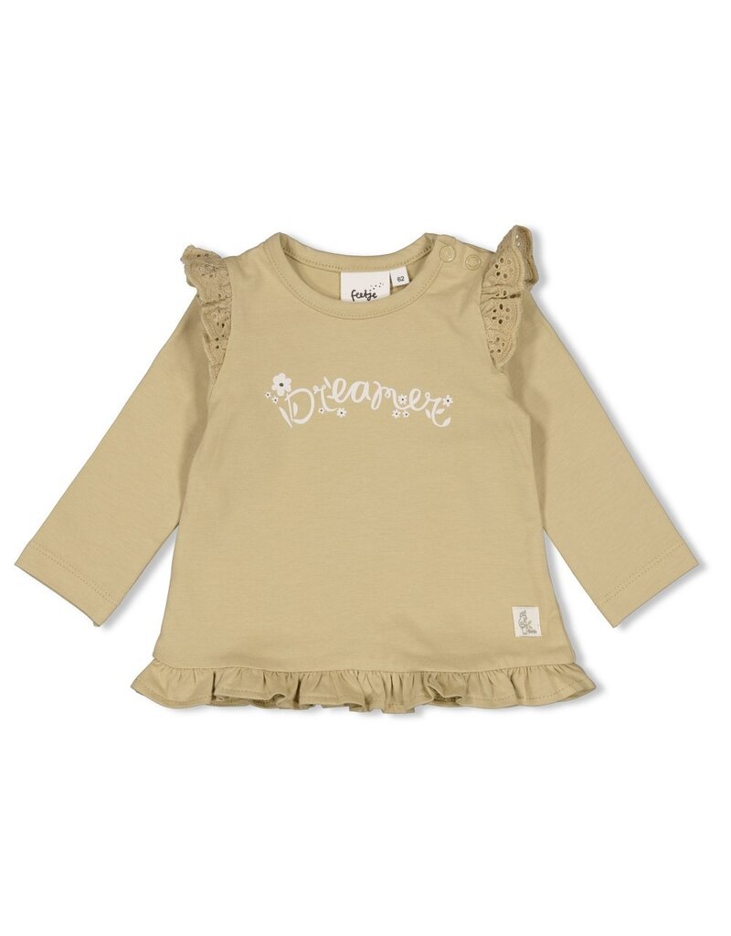 Feetje Baby Feetje meisje Shirt ruches - Let Your Dreams Blossom - groen - 51602707