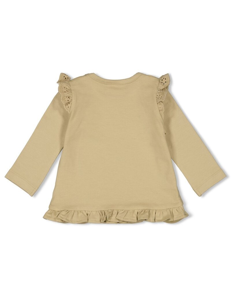 Feetje Baby Feetje meisje Shirt ruches - Let Your Dreams Blossom - groen - 51602707