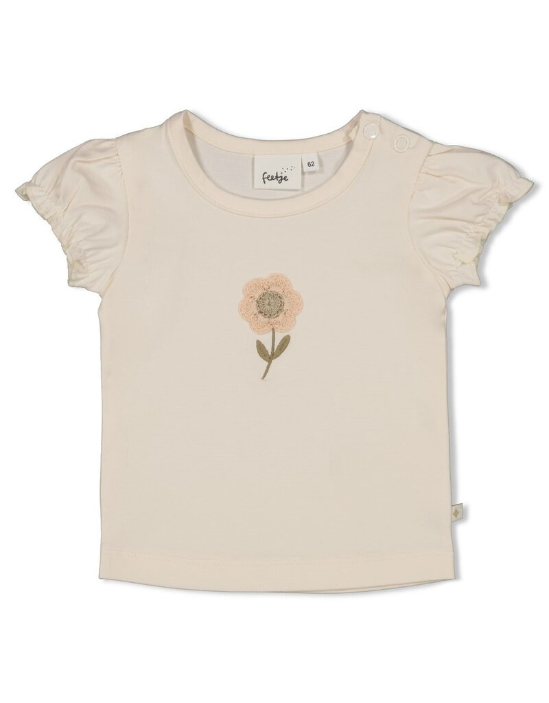 Feetje Baby Feetje T-Shirt crochet - Let Your Dreams Blossom - offwhite - 51700976