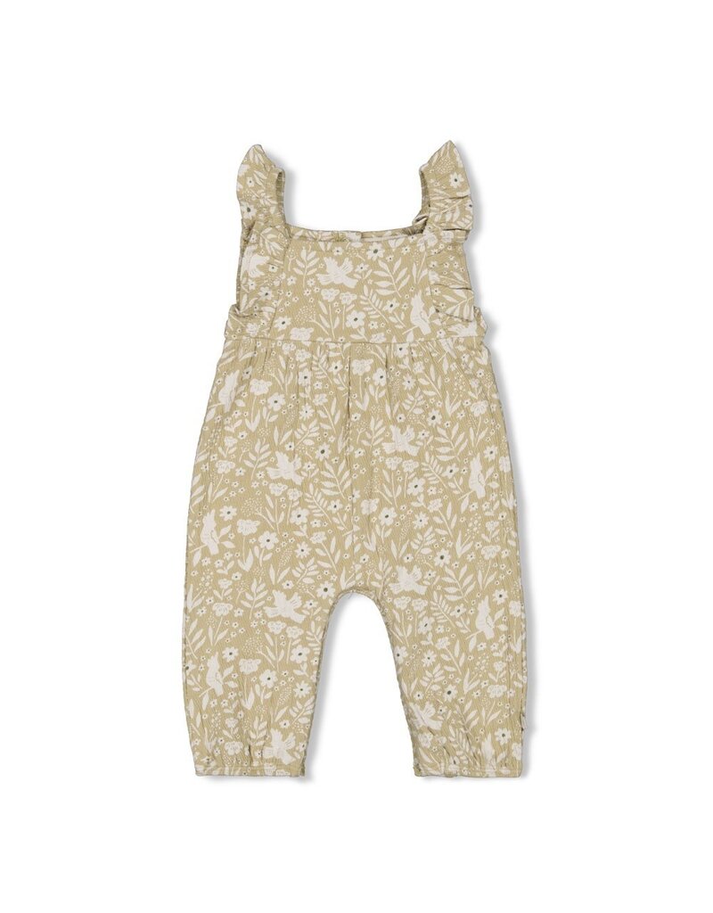Feetje Baby Feetje Jumpsuit crinkle - Let Your Dreams Blossom - groen - 52000135