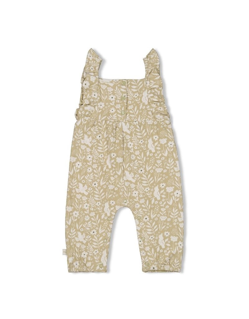 Feetje Baby Feetje Jumpsuit crinkle - Let Your Dreams Blossom - groen - 52000135