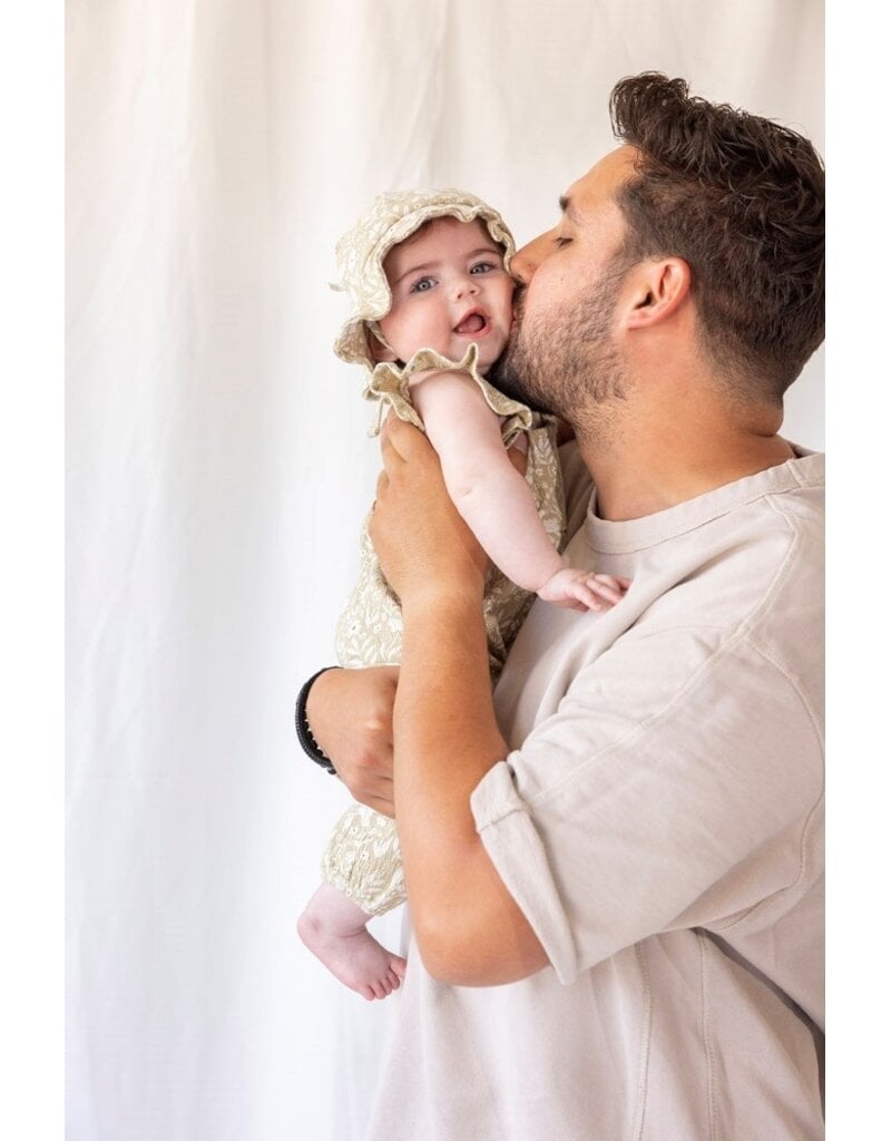 Feetje Baby Feetje Jumpsuit crinkle - Let Your Dreams Blossom - groen - 52000135