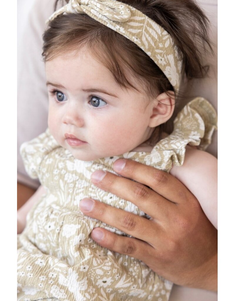 Feetje Baby Feetje Jumpsuit crinkle - Let Your Dreams Blossom - groen - 52000135