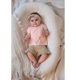 Feetje Baby Feetje meisje Short crinkle - Let Your Dreams Blossom - groen