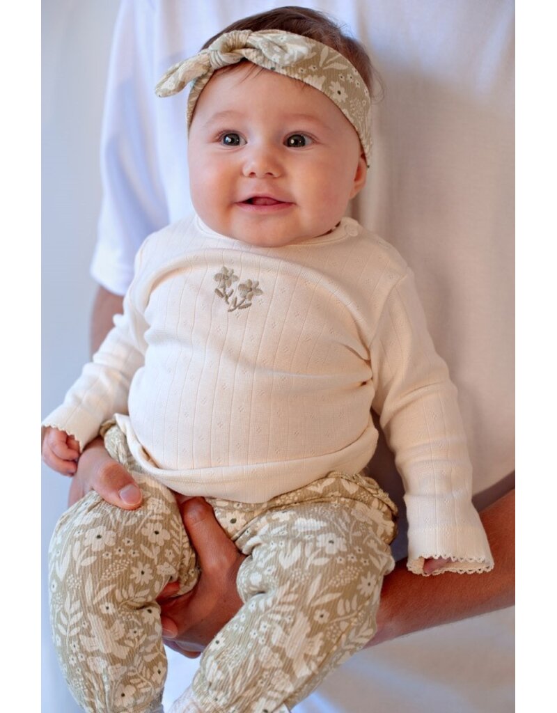 Feetje Baby Feetje meisje Broek crinkle - Let Your Dreams Blossom - groen - 52202477