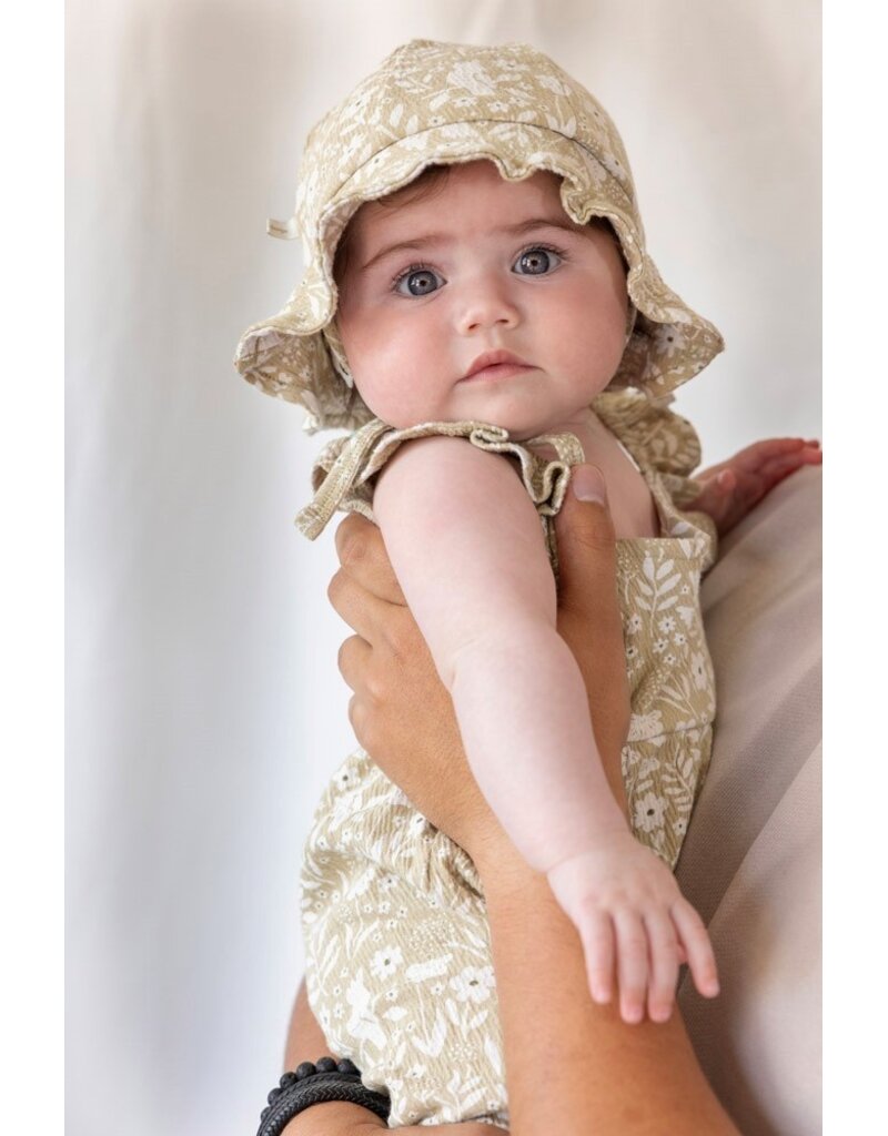 Feetje Baby Feetje meisje Zonnehoed - Let Your Dreams Blossom - Groen - 53100720