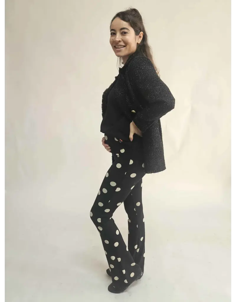 Swan and the People - Flared Pants Dots AOP