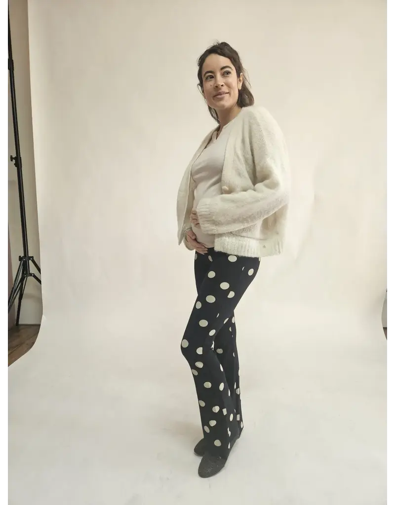 Swan and the People Swan and the People - Flared Pants Dots AOP