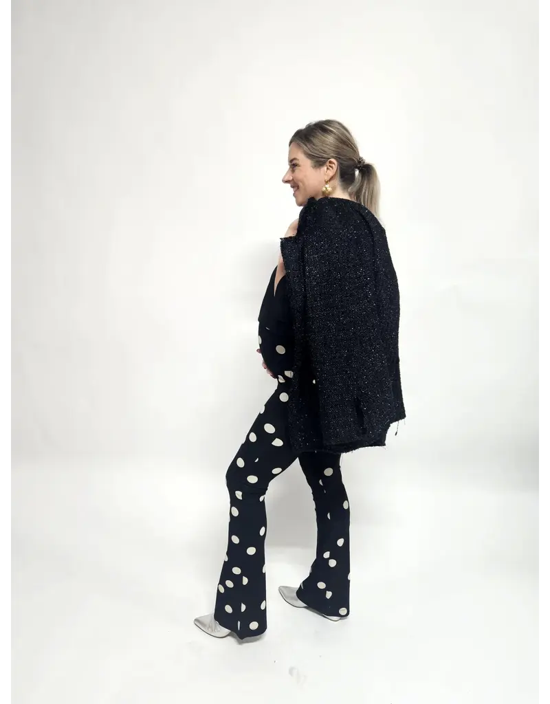 Swan and the People - Flared Pants Dots AOP