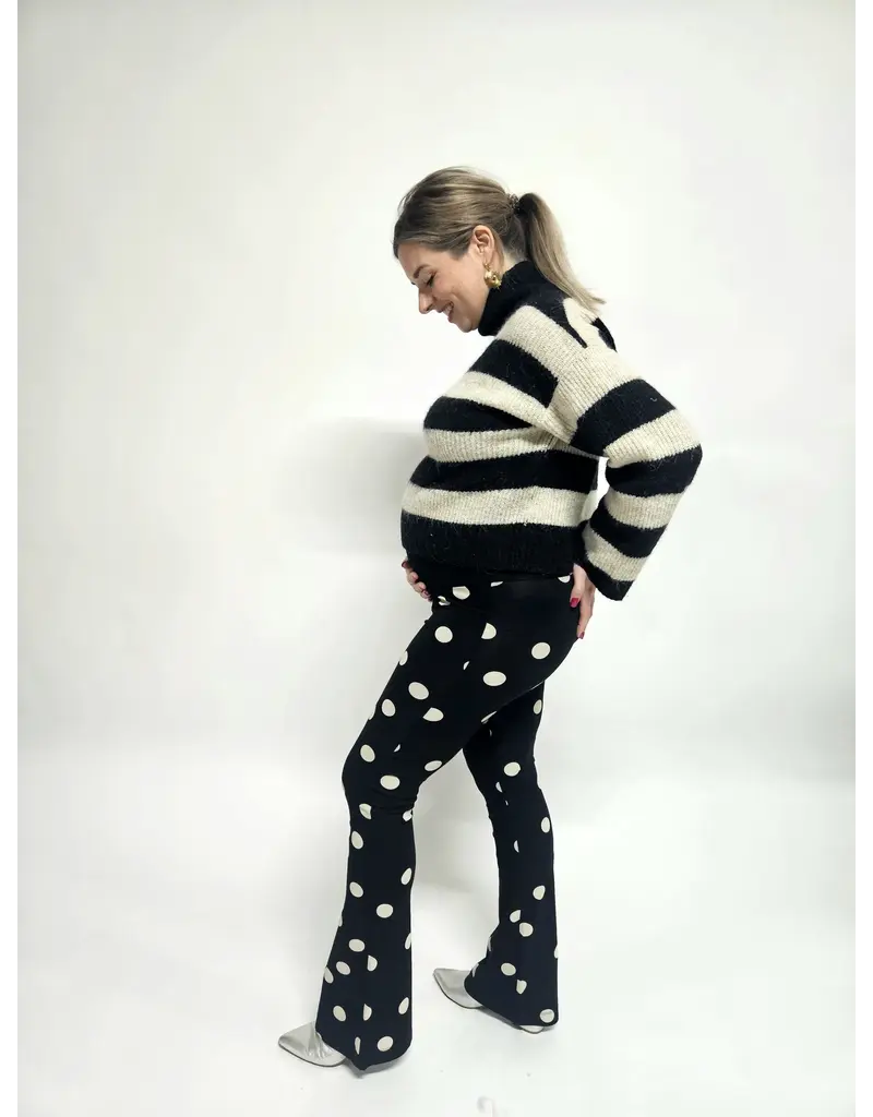 Swan and the People Swan and the People - Flared Pants Dots AOP