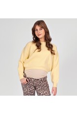 Love2Wait Love2Wait zwangerschapstrui - cropped - Soft Yellow - B999 Noor 2007