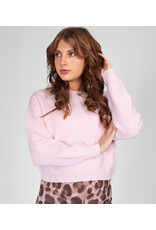 Love2Wait Love2Wait zwangerschapstrui - cropped - Pink blush - B999 Noor 4008