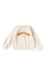 Your Wishes Baby & Peuter kleding Your Wishes meisje Sweater - Girls Club - White Swan