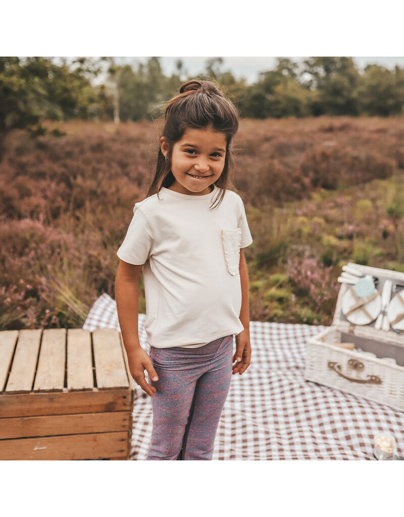 Your Wishes Baby & Peuter kleding Your Wishes meisje T-shirt - Solid - Offwhite