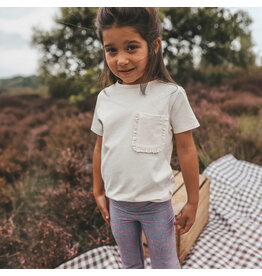 Your Wishes Baby & Peuter kleding Your Wishes meisje T-shirt - Solid - Offwhite