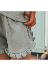 Your Wishes Baby & Peuter kleding Your Wishes meisje Shorts Ruffle - Oceon groen